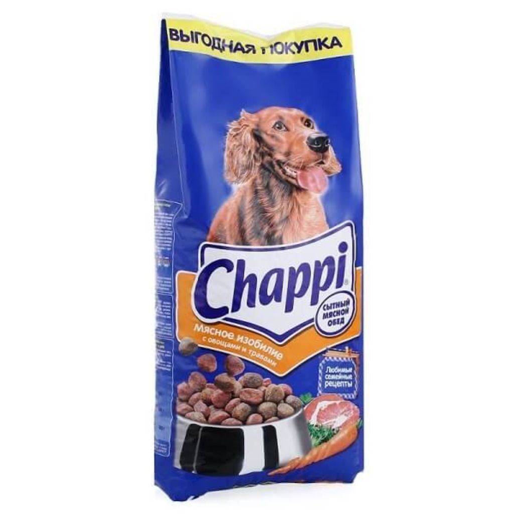 Корм для собак Чаппи, Мясное Изобилие, 15 кг - Алсат