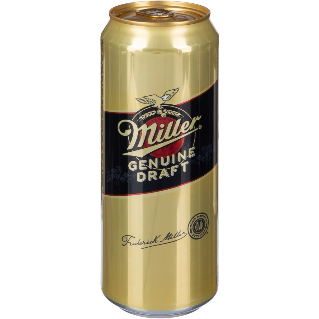 Miller's. Miller Genuine Draft пивной напиток 0.45 ж/б. Пивной напиток светлый Miller Genuine Draft 0.45 л. Miller ДРАФТ 0,45л жб*24 .. Пивной напиток Миллер Дженьюин ДРАФТ 4.7.